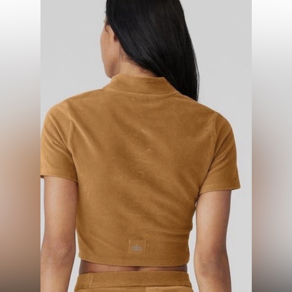ALO Yoga Micro Corduroy Winter Break Mock Neck - Picture 3 of 6